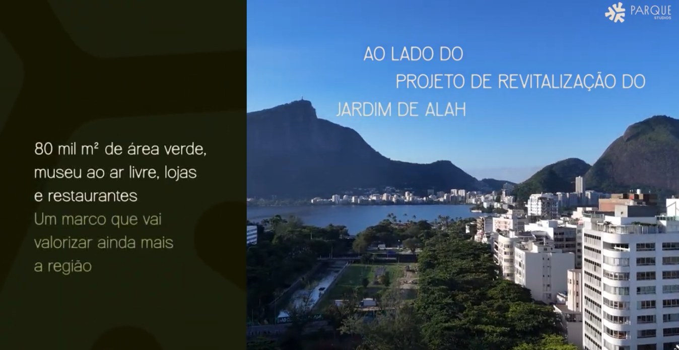 Jardim de Alah e entorno do Parque Studios Ipanema